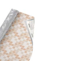 Plástico Adesivo Pastilha Bege 1 Metro - Leotack