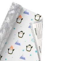 Plástico Adesivo Pinguim 1 Metro - Leotack