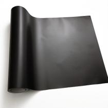 Plástico Adesivo Preto Fosco 60cm x 2 metros vinil para envelopamento de móveis, portas, mesas, geladeira etc 2m Plástico Adesivo Preto Fosco 60cm x 2 metros vinil para envelopamento de móveis, portas, mesas, geladeira etc 2m