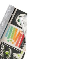 Plástico Adesivo Retrô 02 1 Metro - Leotack