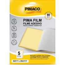 Plástico Adesivo Transparente Pímã Filme Folha 45X29CM 0,80 CX com 05