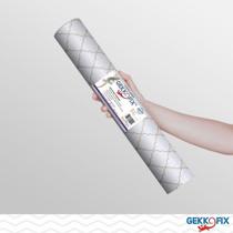 Plástico Adesivo Treliça Branca 2m x 45cm 14036BR - GekkoFix