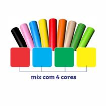 Plástico Autoadesivo Mix 45cm x 2m Lyke / Amarelo Plástico Autoadesivo Mix 45cm x 2m Lyke / Amarelo