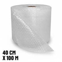 Plástico Bolha 40 Cm X 100 Metros - 25 micras proteção Embalagem
