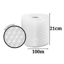 Plástico Bolha - Bobina 43 cm X 100 Mts E-commerce 25 Micras Bolha - oem