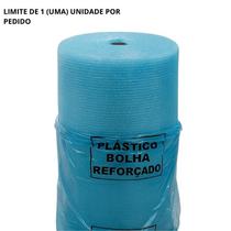 Plástico Bolha Reforçado 1m x 100m Azul 35micras - Tutti Suprimentos Plástico Bolha Reforçado 1m x 100m Azul 35micras - Tutti Suprimentos