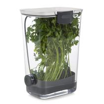 Plástico branco sem BPA Herb Keeper ProKeeper com bujão de drenagem