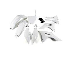Plastico Kit Ufo Crf 250 18/21 + Crf 450 17/20 - Branco Plastico Kit Ufo Crf 250 18/21 + Crf 450 17/20 - Branco