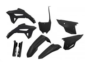 Plastico Kit Ufo Crf 250 22/23+Crf 450 21/23-Preto (C/ Protetor De Bengala) Plastico Kit Ufo Crf 250 22/23+Crf 450 21/23-Preto (C/ Protetor De Bengala)