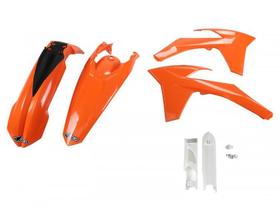 Plastico Kit Ufo Ktm Exc/Exc-F 12/13 - Oem (C/ Protetor De Bengala)