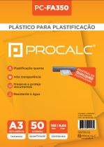 PLÁSTICO P/ PLASTIFICAÇÃO - A3 307X430 125M 0,05mm - 50 Un