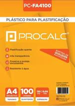 Plástico P/ Plastificação PC-FA4100 220x307 125m 0,05 100 Un - Procalc