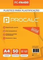 Plástico P/ Plastificação PC-FA450 220x307 125m 0,05mm 50 Un