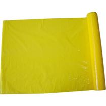 Plástico para Encapar 25M X 38CM Amarelo - Bobina com 1 Parede