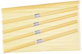 Plastico Para Encapar 2M 45Cm Xadrez Amarelo