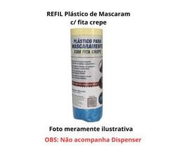 Plástico para Mascaramento com Fita Crepe REFIL 1,4m x 25m SHERWIN WILLIAMS Plástico para Mascaramento com Fita Crepe REFIL 1,4m x 25m SHERWIN WILLIAMS