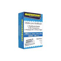 Plástico para Plastificação 125 Micras 100 Lâminas MASTERPRINT Plástico para Plastificação 125 Micras 100 Lâminas MASTERPRINT