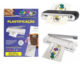 Plástico Para Plastificaçao 220mx307m 100 Laminas Off Paper