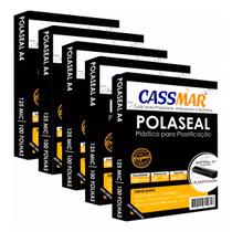 Plástico para plastificação A4 500un Polaseal 0,05 125mic - Cassmar