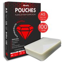 Plástico para Plastificação A5 154x216 mm 100 und Polaseal Pouches