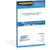 Plástico para Plastificação Ofício 222X336MM 125 Micras (0,05) C/100 - Plástico para Plastificação Ofício 222X336MM 125 Micras (0,05) C/100 -