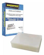 Plástico para Plastificação para RG, 80mm X 111mm, 125 Micras, 0,05, Pacote com 100 Unidades, Masterprint
