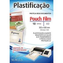 Plastico Para Plastificacao Pouch Film A-3 303X426Mm 0,05 Conj/10 Mares Plastico Para Plastificacao Pouch Film A-3 303X426Mm 0,05 Conj/10 Mares