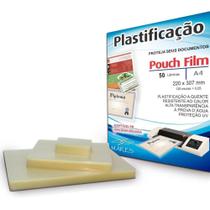 Plástico para Plastificação Pouch FILM A4 220X307MM (0,05) - Pacote com 50 Peças Plástico para Plastificação Pouch FILM A4 220X307MM (0,05) - Pacote com 50 Peças