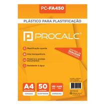 Plástico para Plastificação Procalc A4 pack c/ 50