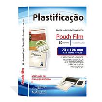 Plástico para Plastificação Título 73x106x0,05MM 100UN - Mares