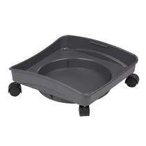 Plástico pesado Rolling Dolly Mighty Tuff cinza 56,7 kg Plástico pesado Rolling Dolly Mighty Tuff cinza 56,7 kg