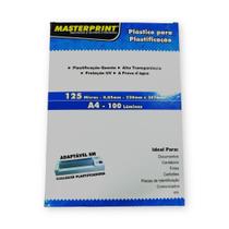 Plastico plastificacao 125 micras a4 - masterprint