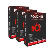 Plastico Plastificação 300 Grafity 1 Cento A4 0,05mm 125, 1 Cento A4 0,07mm 175 Micras, 1 Cento A4 0,10mm 250 Micras