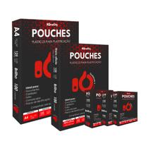 Plastico Plastificação 500 Grafity 2 Cento CPF (Título Eleitor), 1 Cento RG, 1 Cento A4 E 1 Cento Meio Ofício 0,05mm 125 Micras