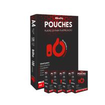 Plastico Plastificação 500 Grafity 4 Cento Rg, 1 Cento A4 0,05mm 125 Micras