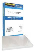 Plastico Plastificacao A4 100 Folhas 175micra 0,07 Espessura