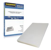 Plástico Plastificar 220X307 Masterprint A4 Poliseal 0,05 COM 100 Plástico Plastificar 220X307 Masterprint A4 Poliseal 0,05 COM 100
