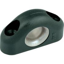 Plástico preto Fairlead Ronstan com forro de aço inoxidável de 8,5 mm