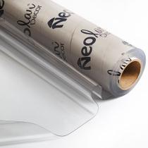Plástico Pvc Cristal Vinil 0.80mm Toalha de Mesa Transparente Impermeável - 1m x 1.40m