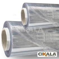Plástico Pvc Transparente 0.30 Mm Larg 1.40x15 Metros Super Flexível Celpe Com Papel