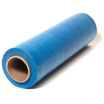 Plástico Strech 50mm X 0,025 Cor Azul Embalagem Bobina