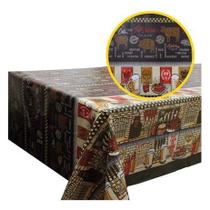 Plástico Térmico Toalha de Mesa retangular impermeável Cervejas Churrasco 2,00 X 1,40 6 cadeiras