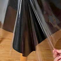 Plástico Transparente Cristal Mesa Capa Costura 1,4m X 2m Plástico Transparente Cristal Mesa Capa Costura 1,4m X 2m