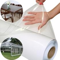 Plástico Transparente Impermeável 1,40x15 Proteção Toldos 0,30mm Plástico Transparente Impermeável 1,40x15 Proteção Toldos 0,30mm