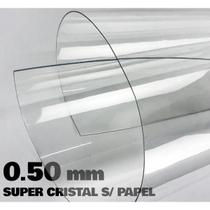 Plástico Transparente Super Cristal S/ Papel 0.50mm Plástico Transparente Super Cristal S/ Papel 0.50mm