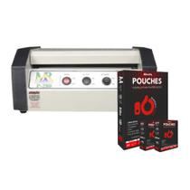 Plastificadora profíssional P-280 Plastico Plastificação 300 Grafity 1 A4, 1 CPF e 1 RG 0,05mm 125 Micras