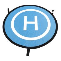 Plataforma de aterrissagem de drone Dilwe 75 cm de diâmetro nylon laranja/azul