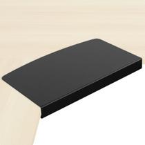 Plataforma de conectores de mesa de canto VIVO DESK-AC07S preta