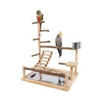 Plataforma De Escalada Para Papagaio De Madeira Escada Rede De Treinamento Brinquedo Para Pássaros Plataforma De Escalada Para Papagaio De Madeira Escada Rede De Treinamento Brinquedo Para Pássaros
