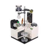 Plataforma De Operação Hospitalar, Bancada De Trabalho, Microscópio, Copo De Laboratório, Blocos